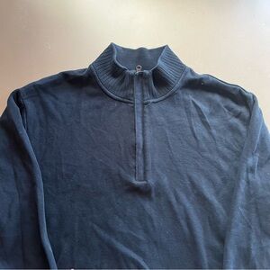 Cutter & Buck 1/4-Zip Men’s Navy Lightweight Sweater